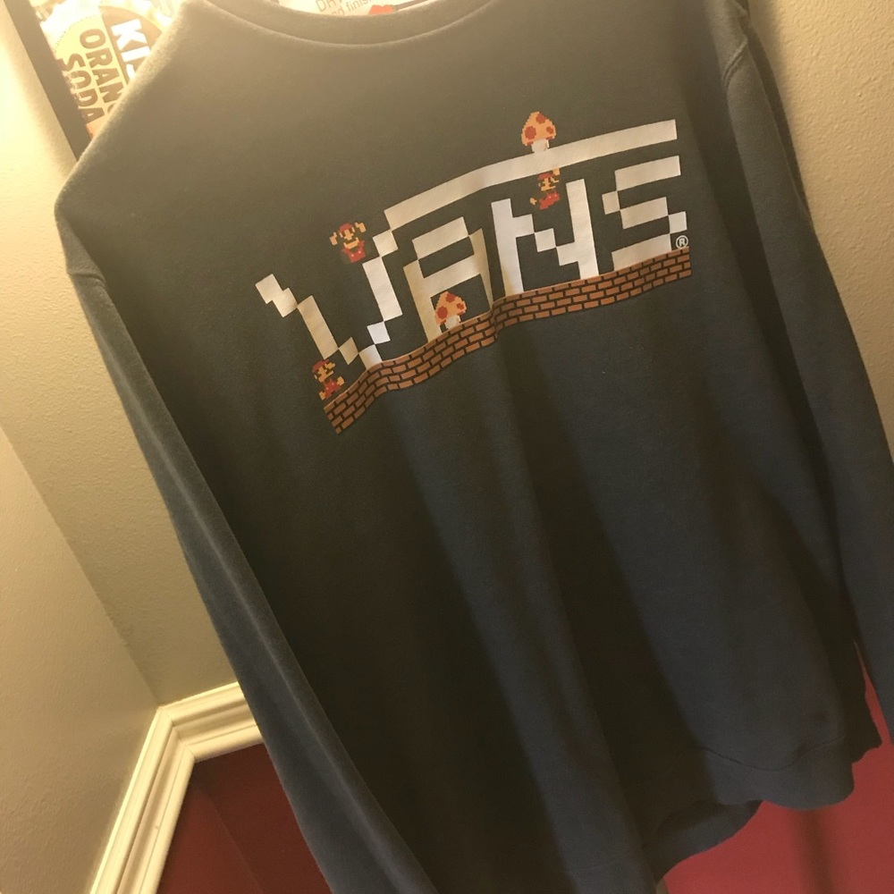 Vans X Nintendo Mario Bros Crewneck Sweatshirt